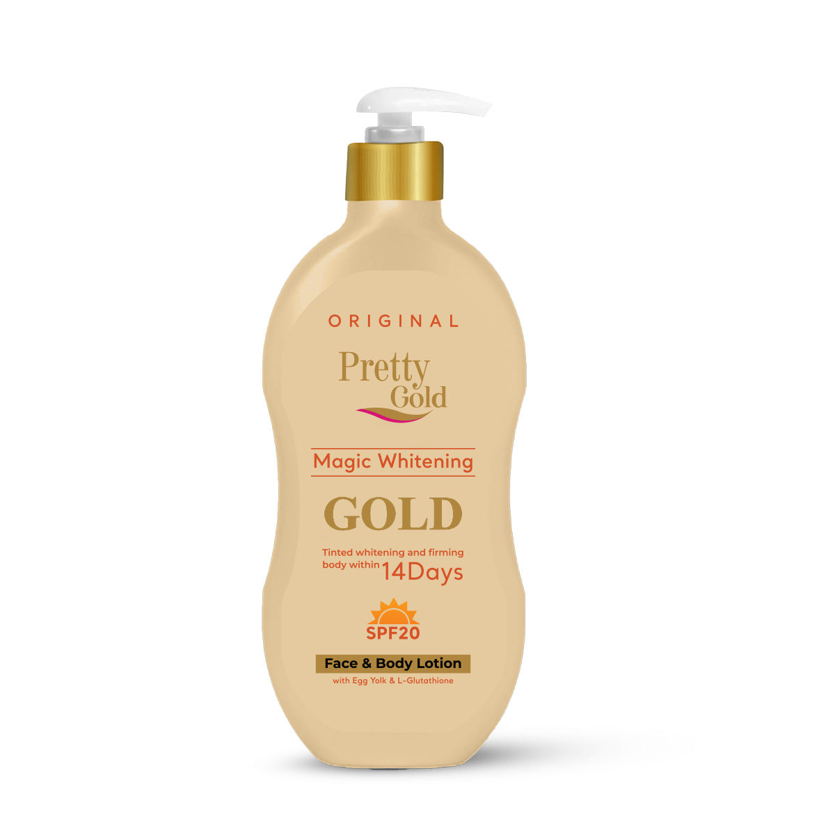 Pretty Gold Magic Whitening Face & body Lotion