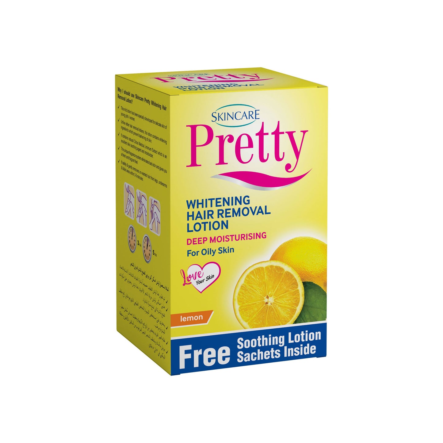 Pretty Hair Removal Lotion - Lemon