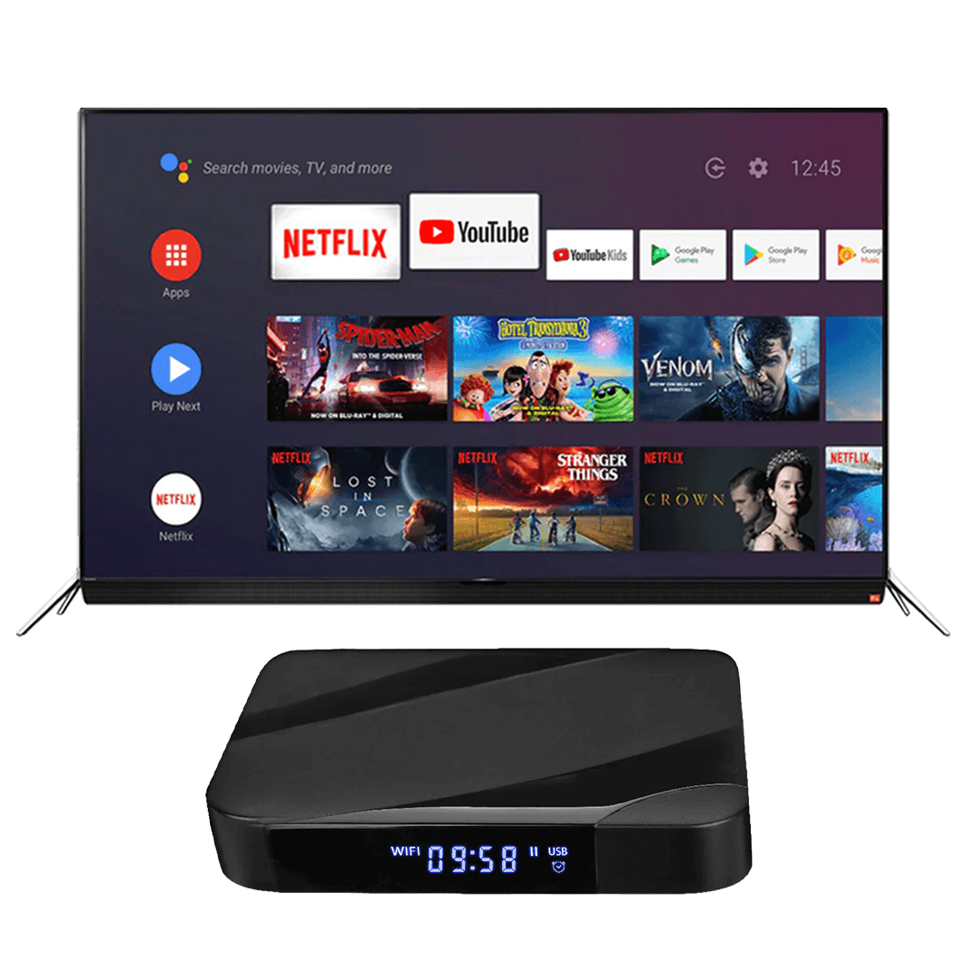 Amaze Ax-100 Android TV Box | 4GB RAM & 32GB Storage - 4K Supported